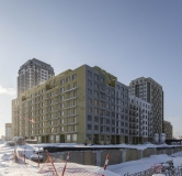 Ход строительства дома № 4, корпус 4 (ГП-10) в ЖК Октябрьский на Туре -